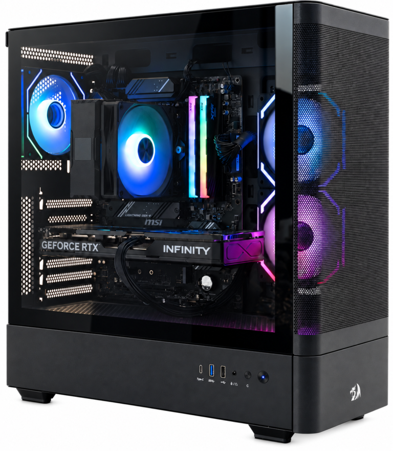 Komputer Obsidian PRIME, Ryzen 5 8400F, 32 GB, RTX 5070 Ti, 512 GB M.2 PCIe Windows 11 Home
