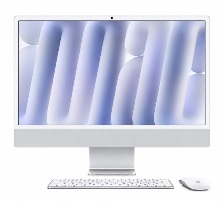 Komputer Apple iMac 24 M4 / 16 GB / 256 GB / 10R GPU / Szkło Nanostrukturalne / Srebrny (MD3H4ZE/A)